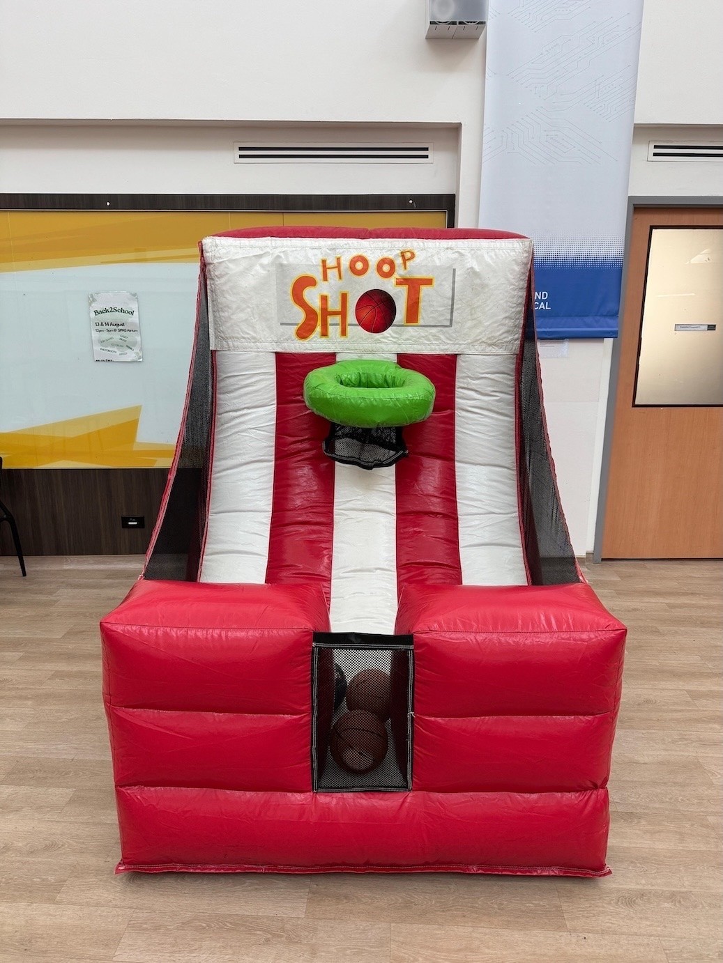 Inflatable hoop shot basketball carnival game rental Singapore