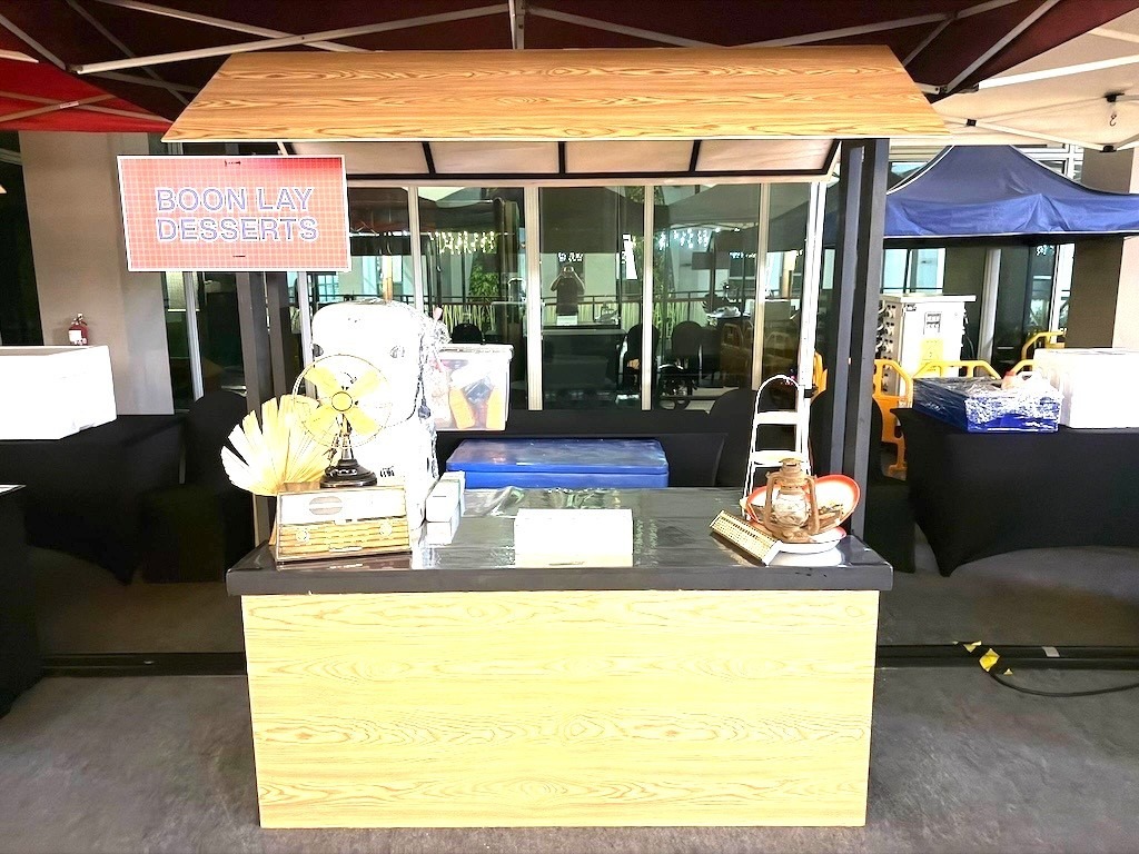Live food station dessert stall rental for event in Singapore