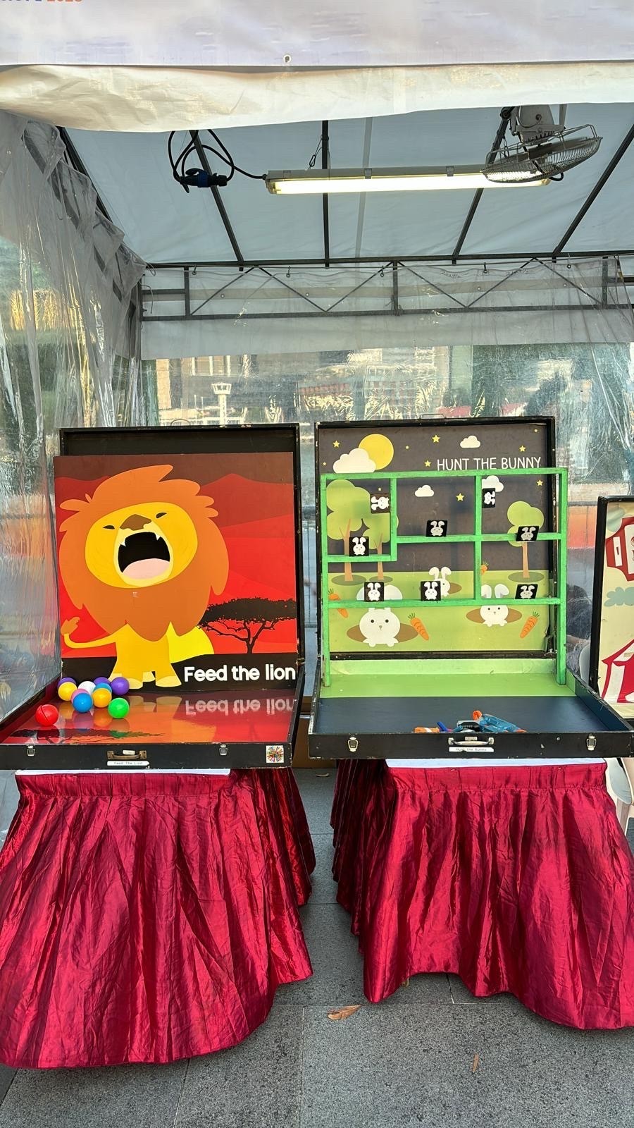 Carnival Games Singapore for Wedding Receptions: A Complete Booth Selection Guide 6 Feed the lion and hunt the bunny carnival games rental Singapore