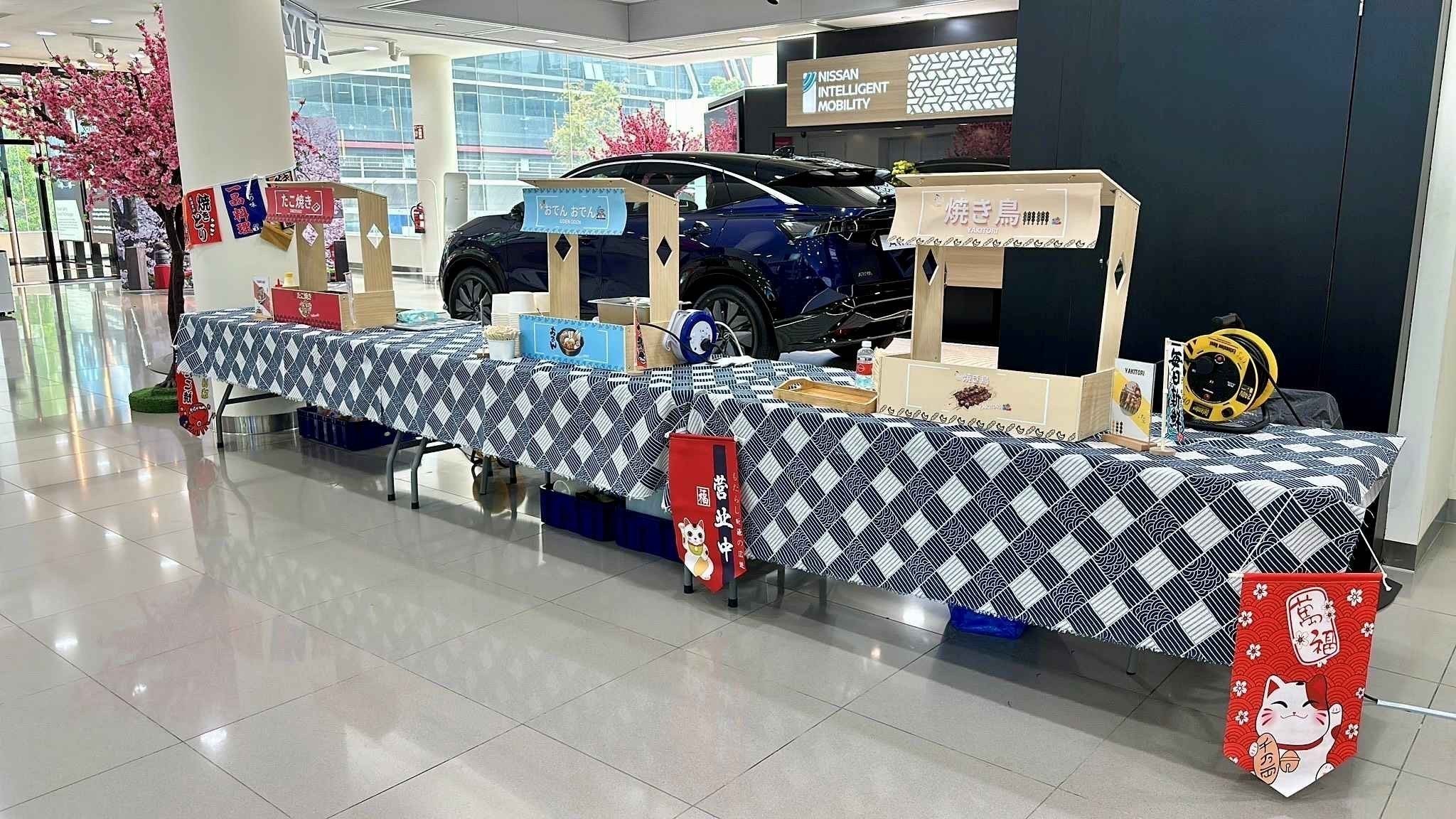 10 Live Food Stations in Singapore That Wow Every Guest 10 Japanese-themed live food station at corporate car showroom event in Singapore