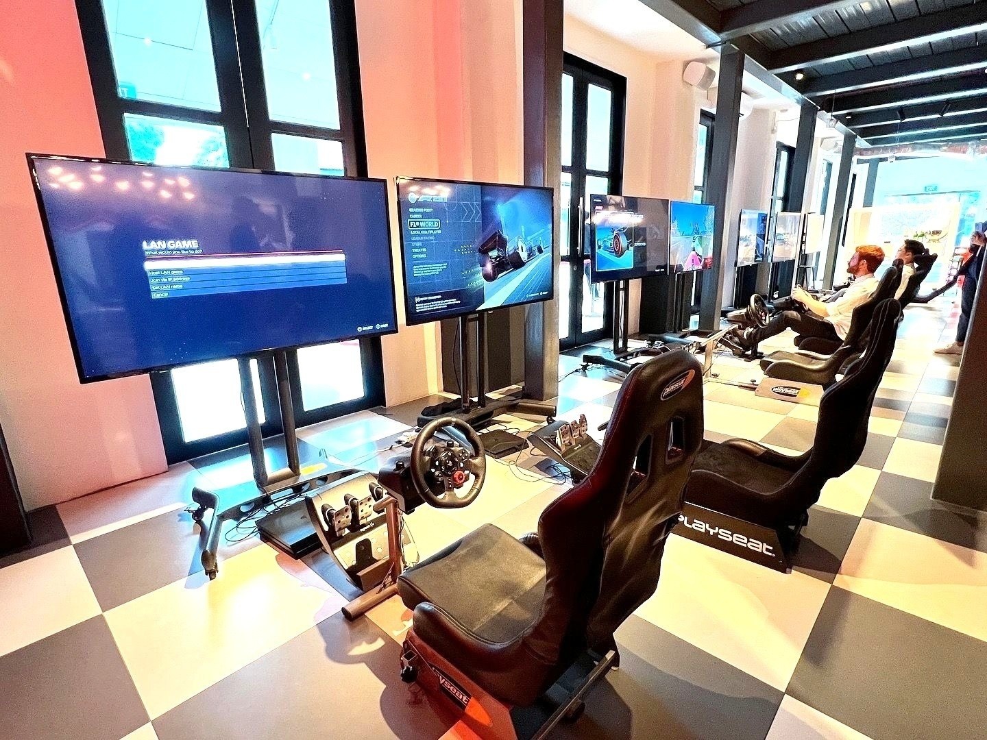 F1 Racing Simulator Playseat Multiplayer Lan Event Rental Singapore