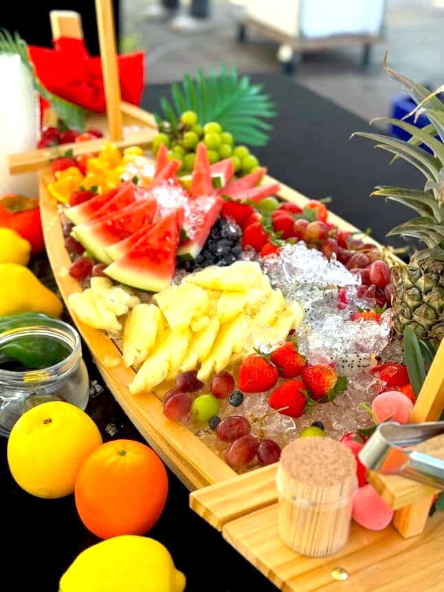 fruit platter live station — Fruit Platter Live Station