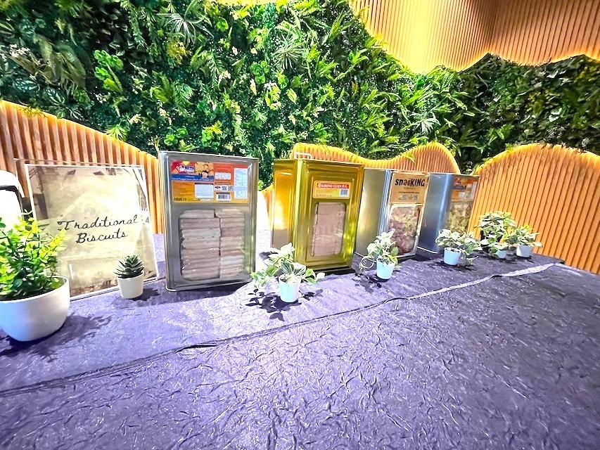 Traditional biscuits snack live food station corporate event Singapore
