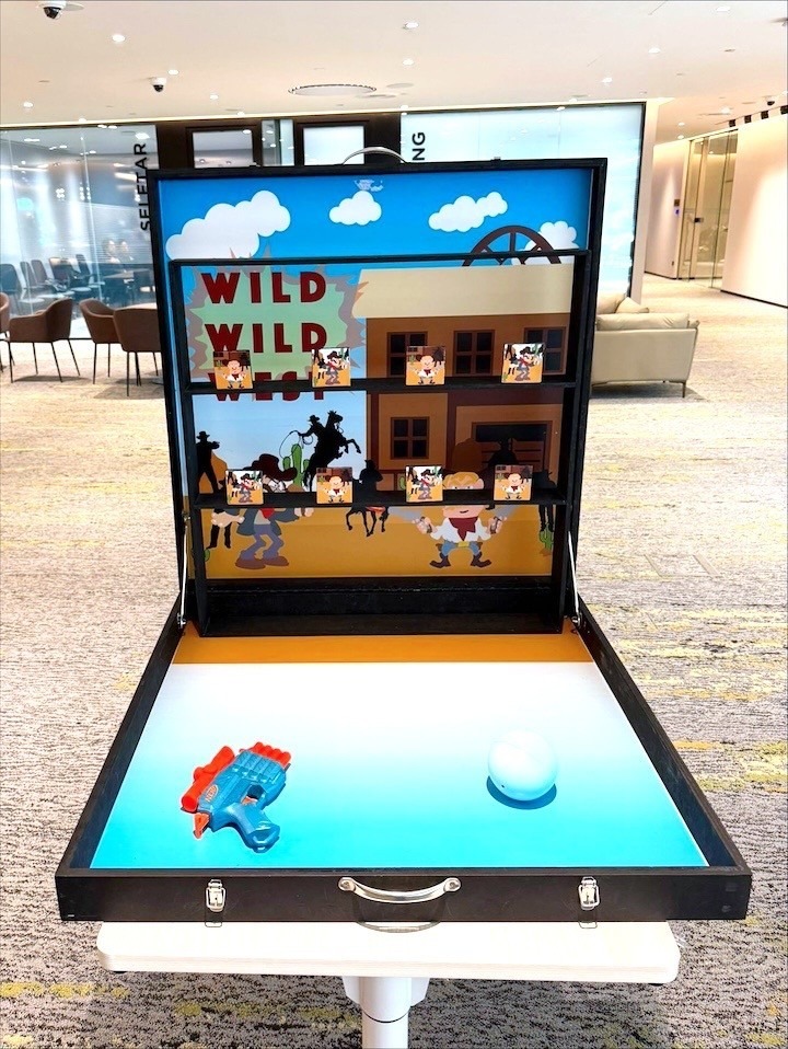 Wild Wild West themed shooting carnival game rental in Singapore
